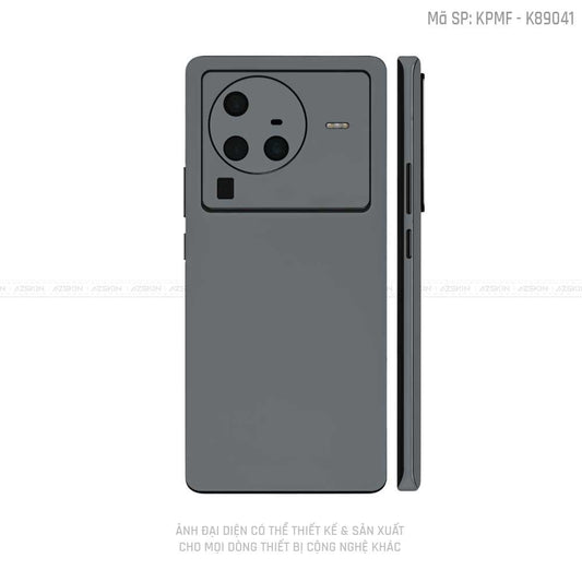 Dán Skin Vivo X Series Màu Xám Xi | K89041