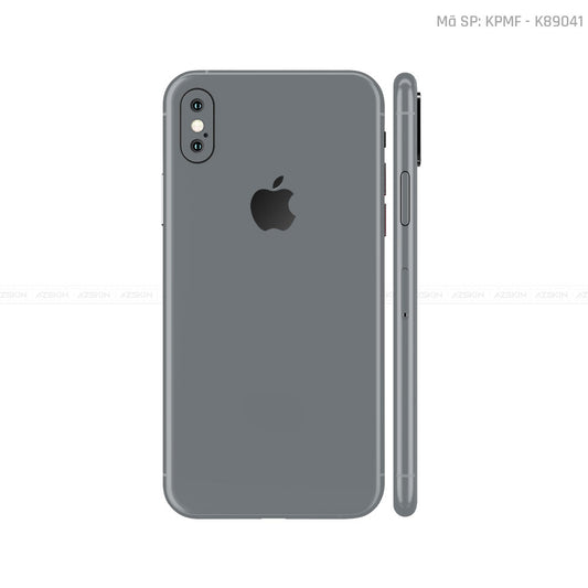 Dán Skin IPhone X Series Đổi Màu Xám Xi | K89041