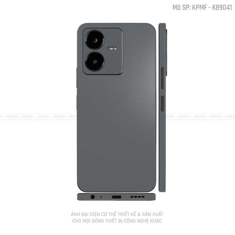 Dán Skin Vivo Y Series Màu Xám Xi | K89041