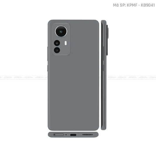 Dán Skin Xiaomi 12 Series Màu Xám Xi Măng | K89041