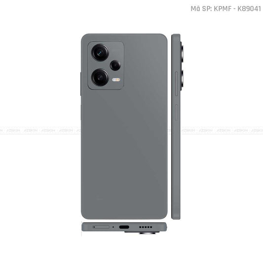 Dán Skin Xiaomi Redmi Note 12 Series Màu Xám Xi Măng | K89041