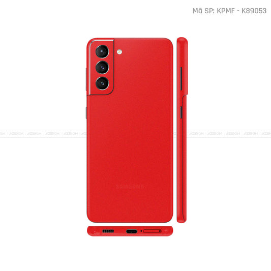 Dán Skin Galaxy S21 Series Đổi Màu Đỏ | RK89053
