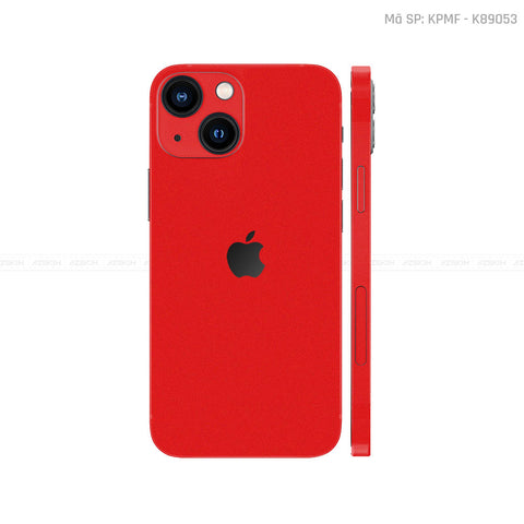 Dán Skin IPhone 13 Series Màu Đỏ Lì | K89053