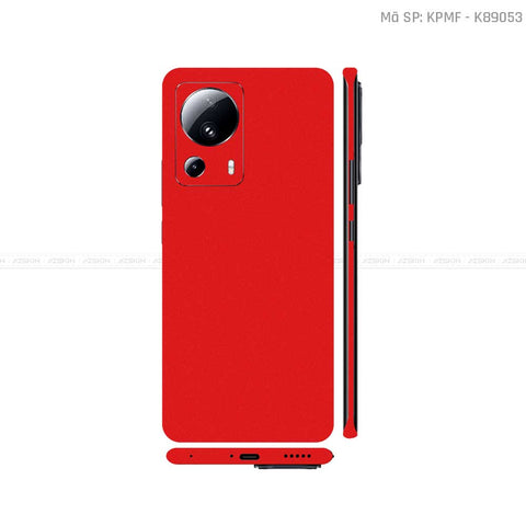 Dán Skin Xiaomi 13 Series Màu Đỏ | K89053