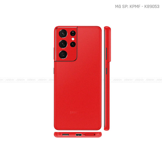 Dán Skin Galaxy S21 Series Đổi Màu Đỏ | RK89053
