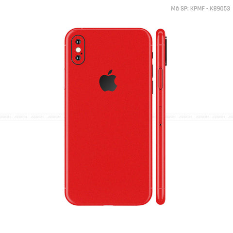 Dán Skin IPhone X Series Đổi Màu Đỏ | K89053