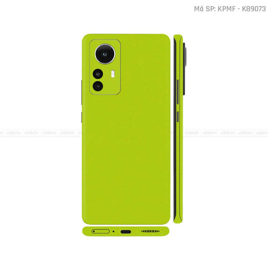 Dán Skin Xiaomi 12 Series Màu Xanh Lá | K89073