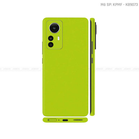 Dán Skin Xiaomi 12 Series Màu Xanh Lá | K89073