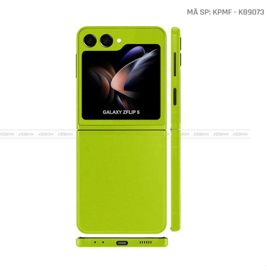 Dán Skin Galaxy Z Flip 7 Màu Xanh Nõn | K89073