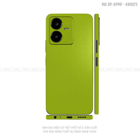 Dán Skin Vivo Y Series Màu Xanh Nõn | K89073