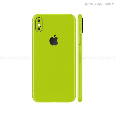Dán Skin IPhone X Series Đổi Màu Xanh Nõn | K89073