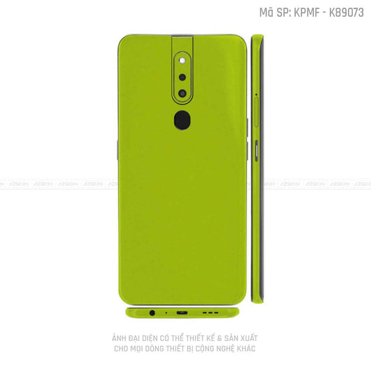 Miếng Dán Skin Điện Thoại OPPO F Series Màu Xanh Nõn | VN09