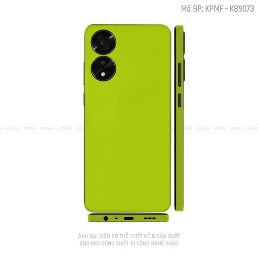 Miếng Dán Skin Điện Thoại OPPO A Series Màu Xanh Nõn | K89073