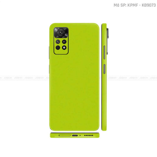 Dán Skin Xiaomi Redmi Note 11 Series Màu Xanh Nõn | K89073