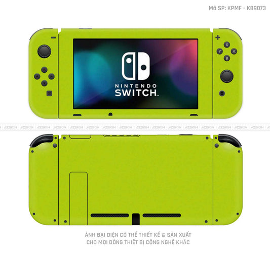 Dán Skin Máy Chơi Game Nintendo Switch Màu Xanh Nõn | K89073