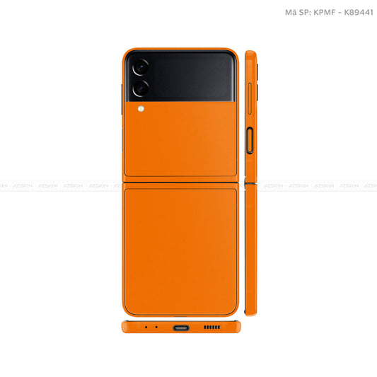 Dán Skin Galaxy Zflip4 Đổi Màu Cam | K89441