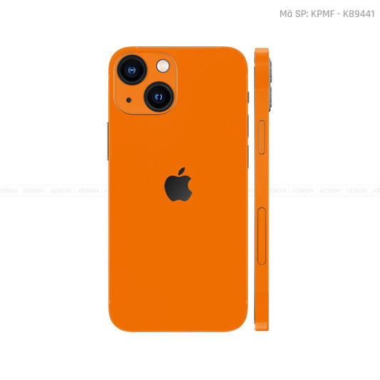 Dán Skin IPhone 13 Series Màu Cam | K89441