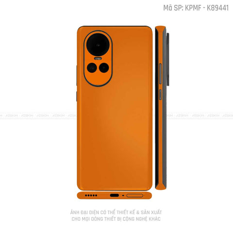 Dán Skin Điện Thoại OPPO Reno Series Chuyển Màu Cam Nhám| K89441