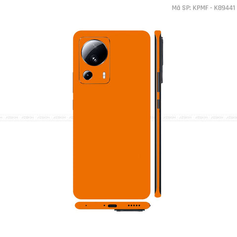 Dán Skin Xiaomi 13 Series Màu Cam | K89441