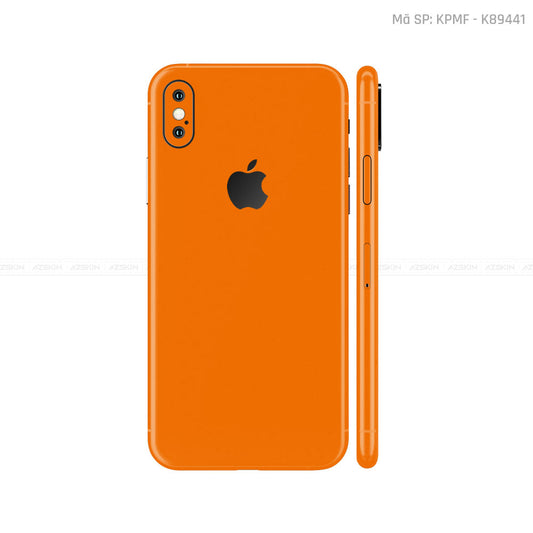 Dán Skin IPhone X Series Đổi Màu Cam | K89441