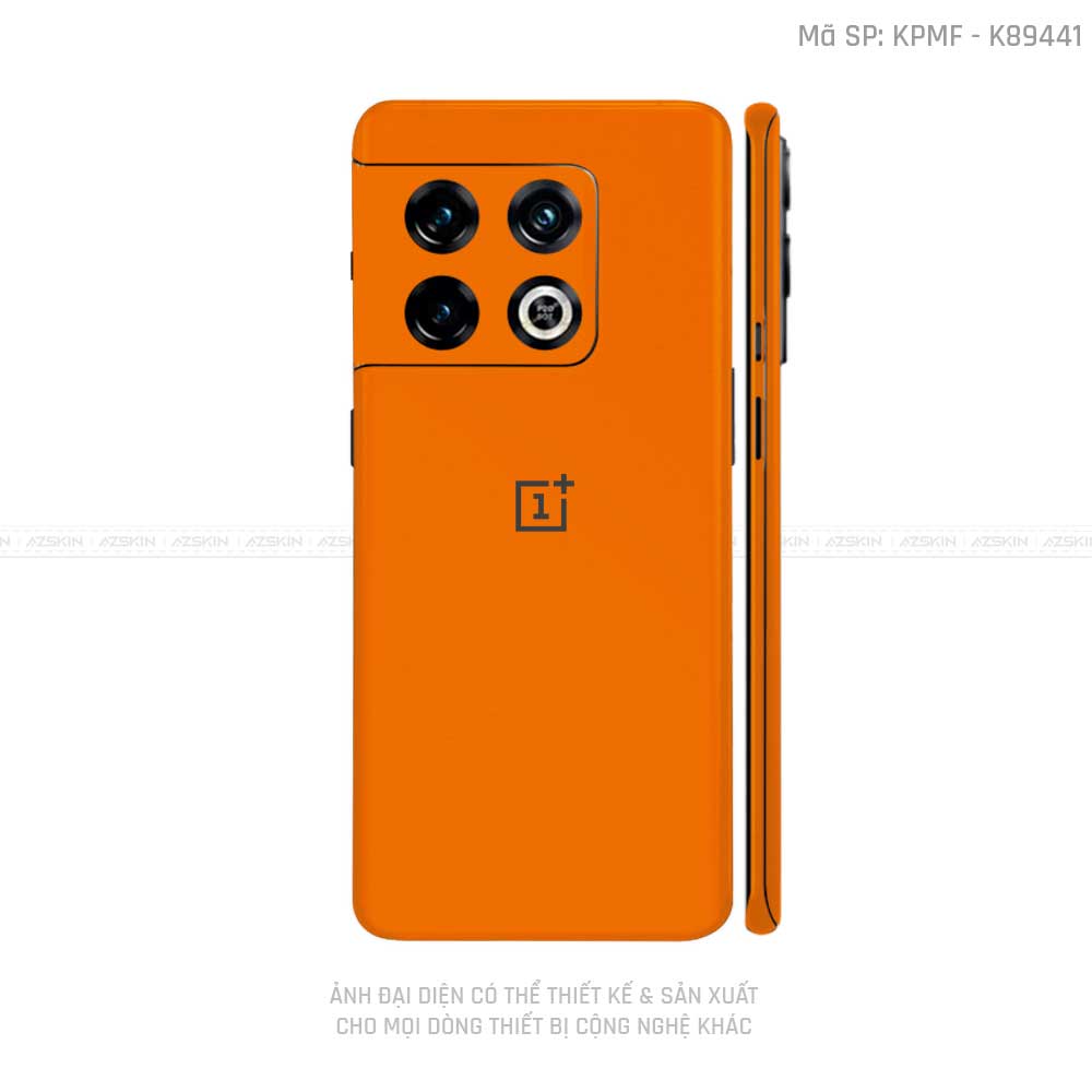 Dán Skin Oneplus 10 Series Màu Cam Nhám | K89441