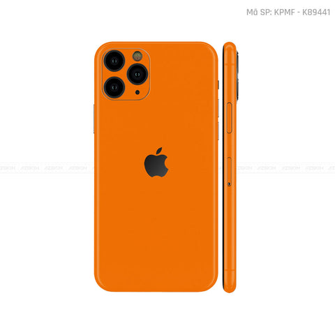 Dán Skin IPhone 11 Series Màu Cam | K89441