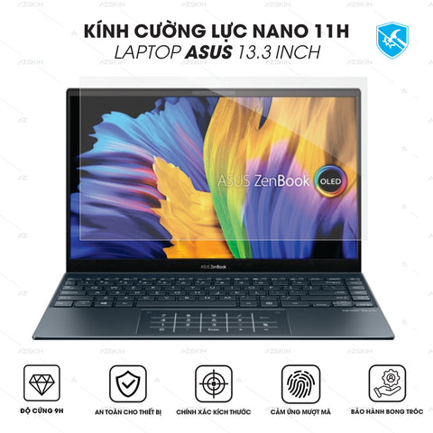 Kính cường lực Nano 11H cho laptop Asus 13.3 inch