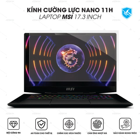 Miếng Dán Màn Hình Laptop MSI 17 Inch | 17.3 Inch