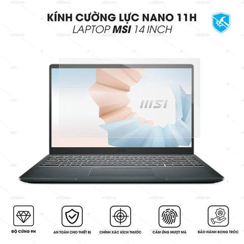 Miếng Dán Màn Hình Laptop MSI 14 Inch