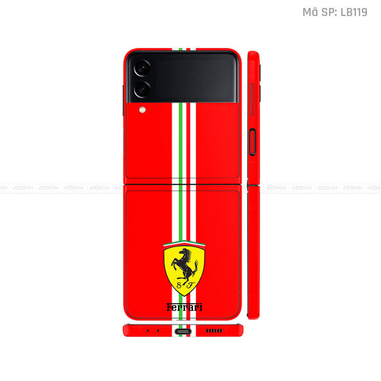 Dán Skin Galaxy Zflip4 Hình Ferrari | D_TH13