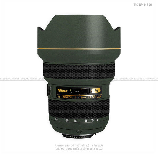 Dán Skin Ống Kính Nikon Màu Xanh Midnight | M206
