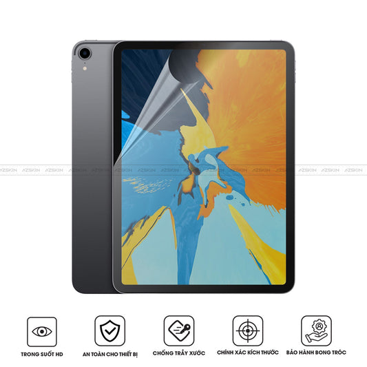 Miếng Dán Màn IPad Pro 2018 Series - Màn Trong Suốt Pet HD