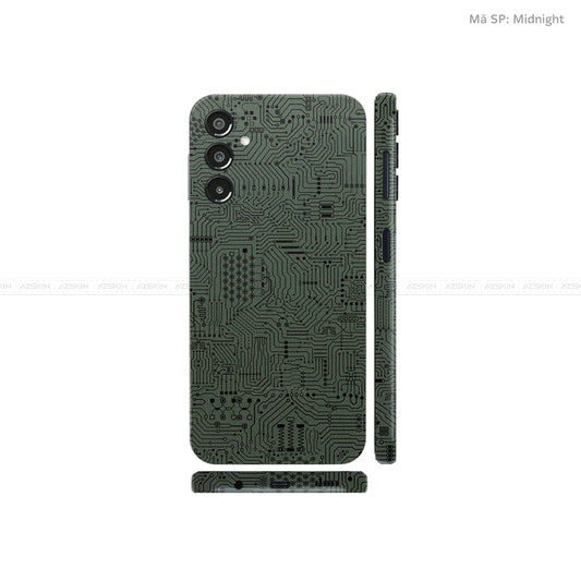 Dán Skin Galaxy A Series Vân Vi Mạch Xanh | UVPT01