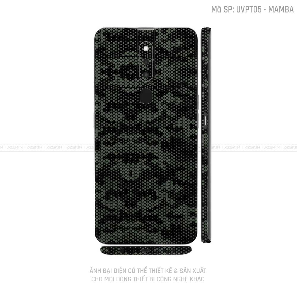 Miếng Dán Skin Điện Thoại OPPO F Series Vân Mamba Midnight | UVPT05