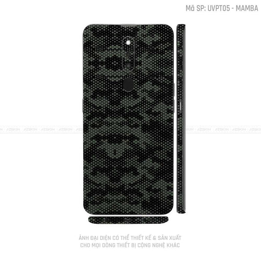 Miếng Dán Skin Điện Thoại OPPO F Series Vân Mamba Midnight | UVPT05
