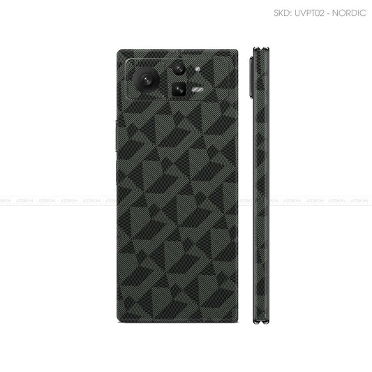 Dán Skin Điện Thoại Xiaomi Mix Fold Series Vân Nổi Nordic Midnight | UVPT02