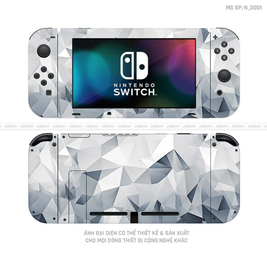 Dán Skin Máy Chơi Game Nintendo Switch Hình 3D | N_3D01