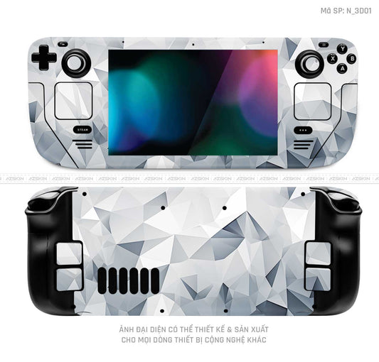 Dán Skin Máy Chơi Game Steam Deck Hình 3D | N_3D01
