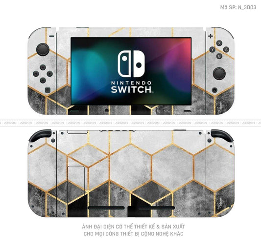Dán Skin Máy Chơi Game Nintendo Switch Hình 3D | N_3D03