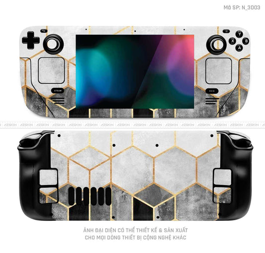 Dán Skin Máy Chơi Game Steam Deck Hình 3D | N_3D03