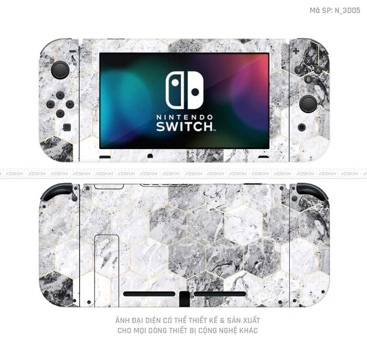 Dán Skin Máy Chơi Game Nintendo Switch Hình 3D | N_3D05