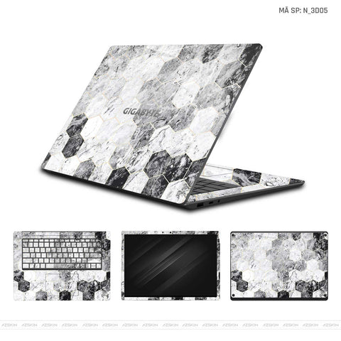 Dán Skin Laptop Gigabyte Hình 3D | N_3D05