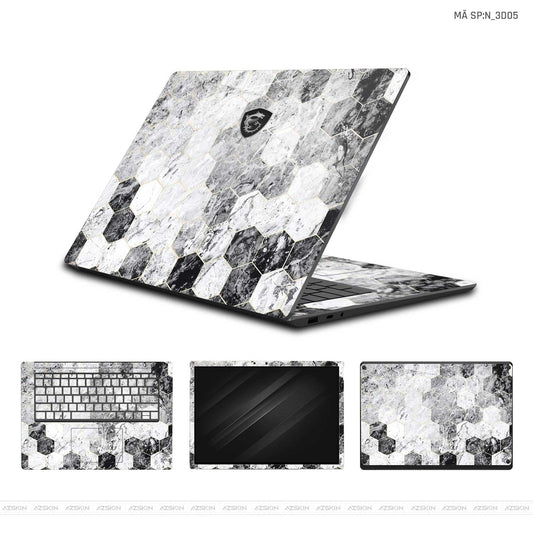 Dán Skin Laptop MSI Hình Nghệ Thuật 3D | N_3D05
