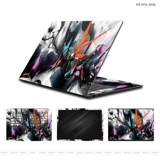 Dán Skin Laptop HP Hình 3D | N_3D06