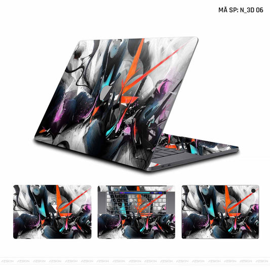 Dán Skin Macbook Hình Nghệ Thuật 3D | N_3D06