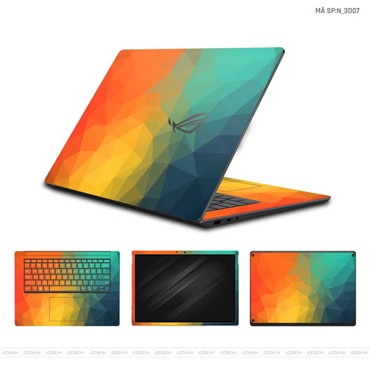 Dán Skin Laptop Asus Hình 3D | N_3D07
