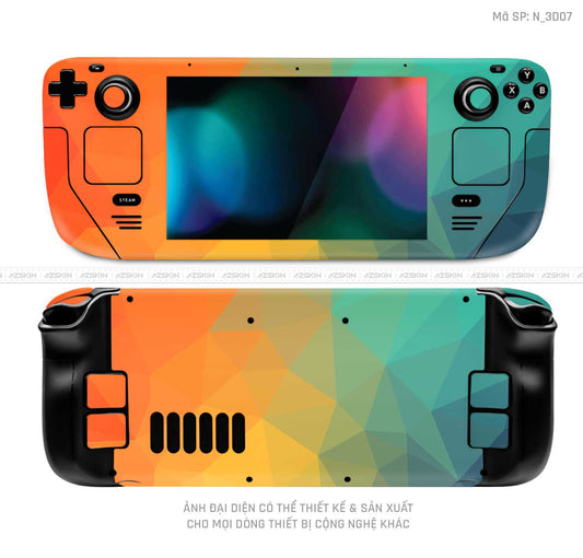 Dán Skin Máy Chơi Game Steam Deck Hình 3D | N_3D07