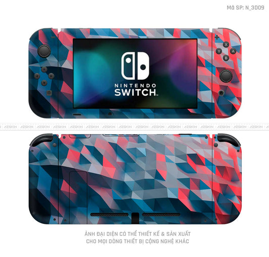 Dán Skin Máy Chơi Game Nintendo Switch Hình 3D | N_3D09