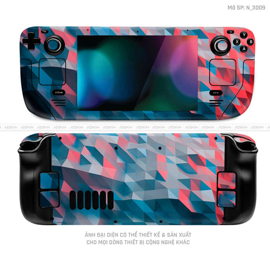 Dán Skin Máy Chơi Game Steam Deck Hình 3D | N_3D09