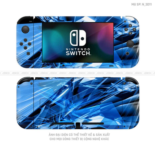 Dán Skin Máy Chơi Game Nintendo Switch Hình 3D | N_3D11